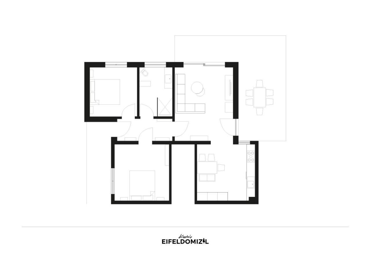 Ferienwohnung Kessler's Eifeldomizil Auw bei Prum Exterior foto